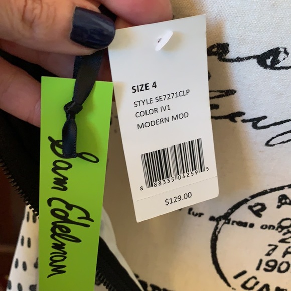 NWT 🤍🖤 SUPER CUTE Sam Edelman Sun Dress - Picture 5 of 9